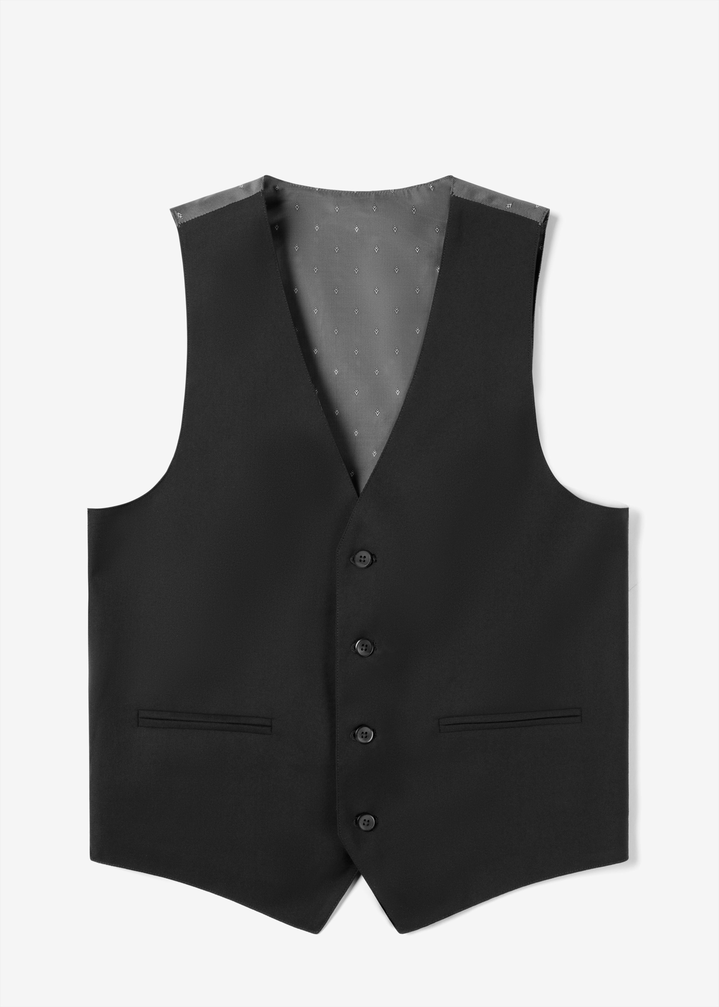 mens dress vest black The Tux Suit In Black | Size: Small Its cut in our best Hisdern Men's Black Satin Suit