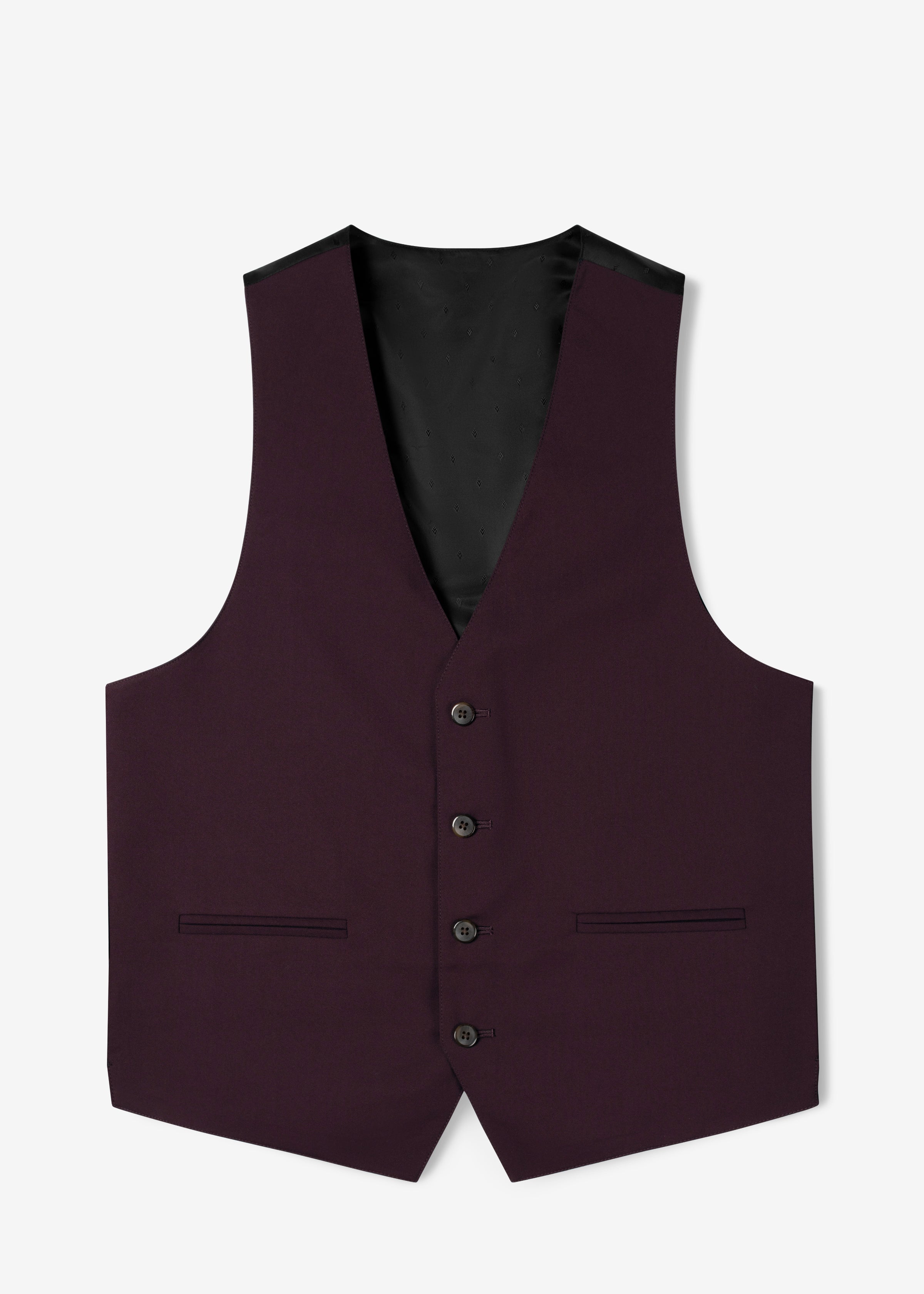 burgundy dress vest Savile Burgundy Wool Blend Suit Vest
