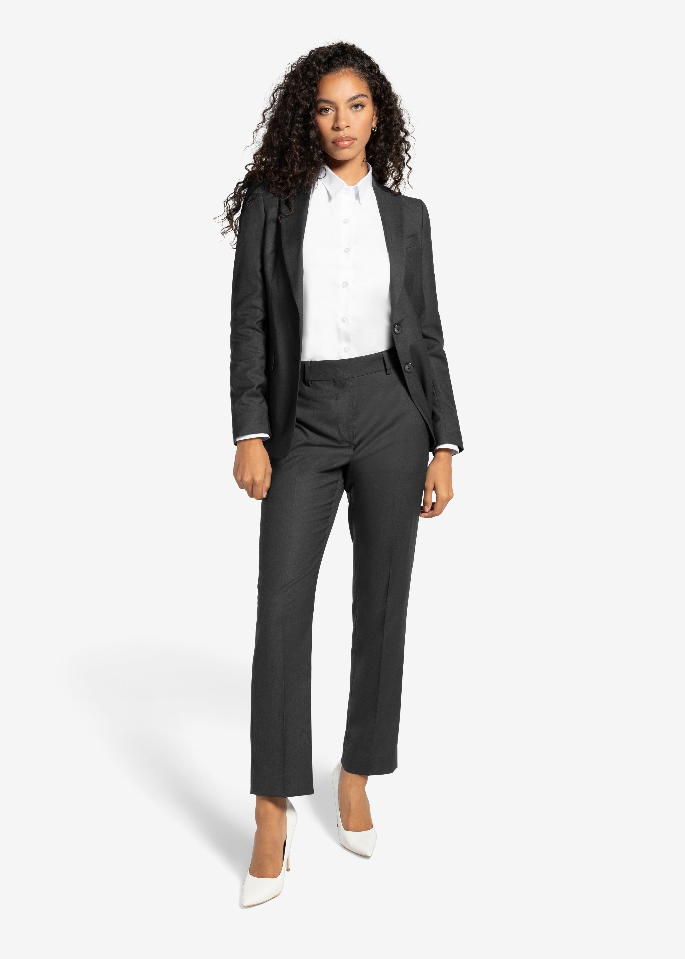 Couture 1910 Women's Power Stretch Separates - Pants #2374PVPS Charcoal / 2 Couture 1910 Women's Power Stretch Separates - Pants #2374PVPS Charcoal / 2