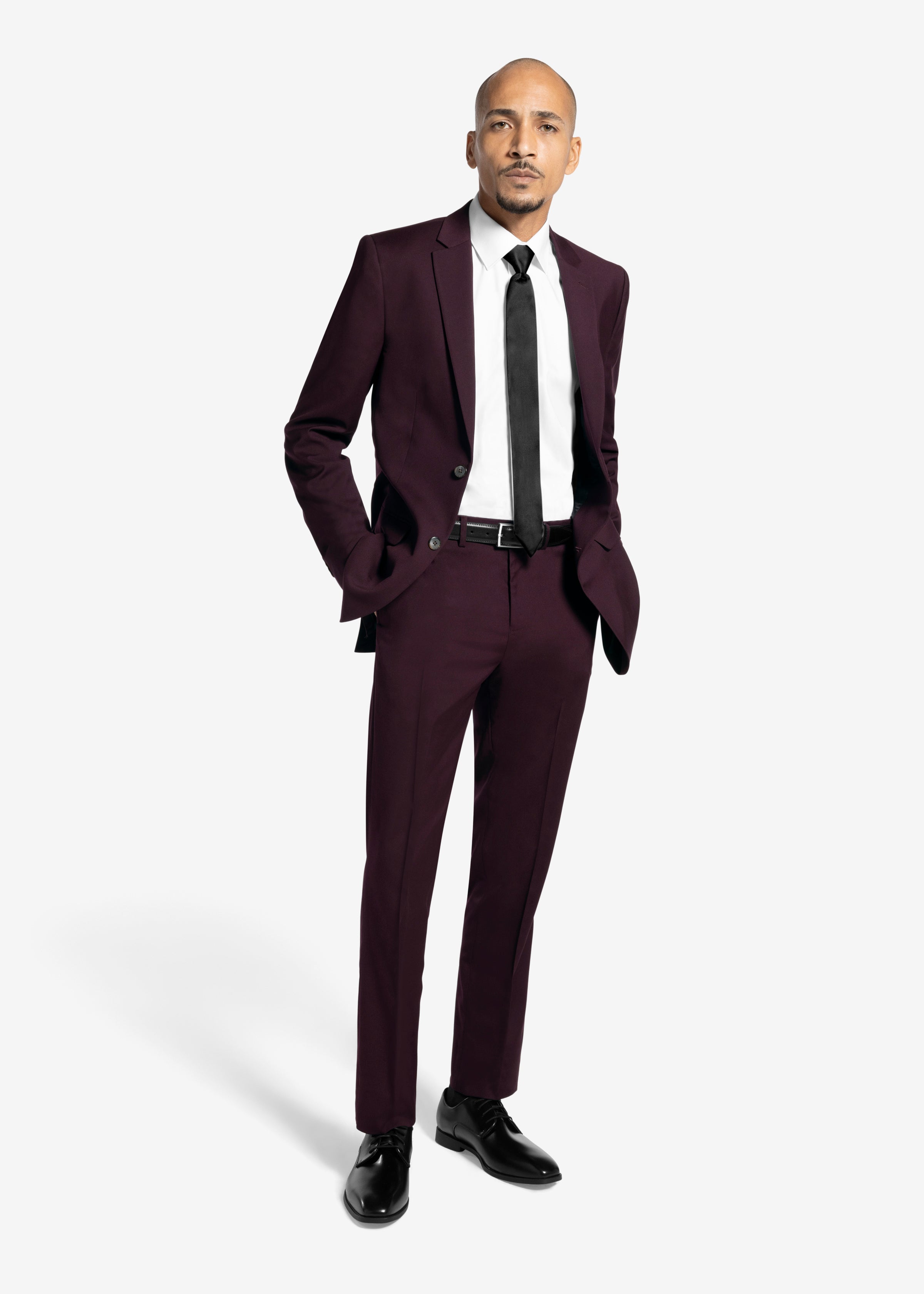Mens Power Stretch Separates in Burgundy - Pants Burgundy / 48 / Short Mens Power Stretch Separates in Burgundy - Pants Burgundy / 48 / Short