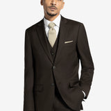 Chocolate Brown Suit Jacket Regular
