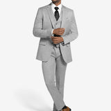 Light Gray Suit Jacket Long