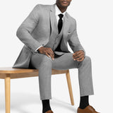 Light Gray Suit Jacket Long