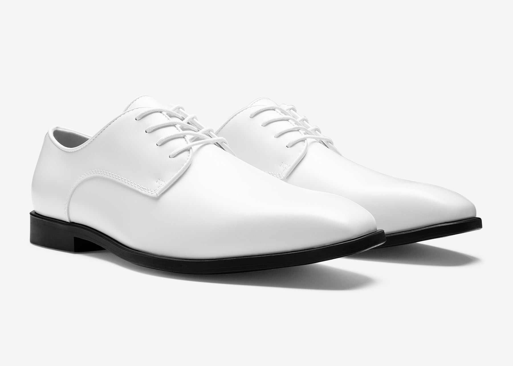 White Matte Dress Shoes: Elegant Formal Footwear Generation Tux