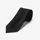 Black Self Tie Long Tie