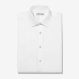 White Twill French Cuff Shirt