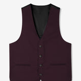 Burgundy Vest