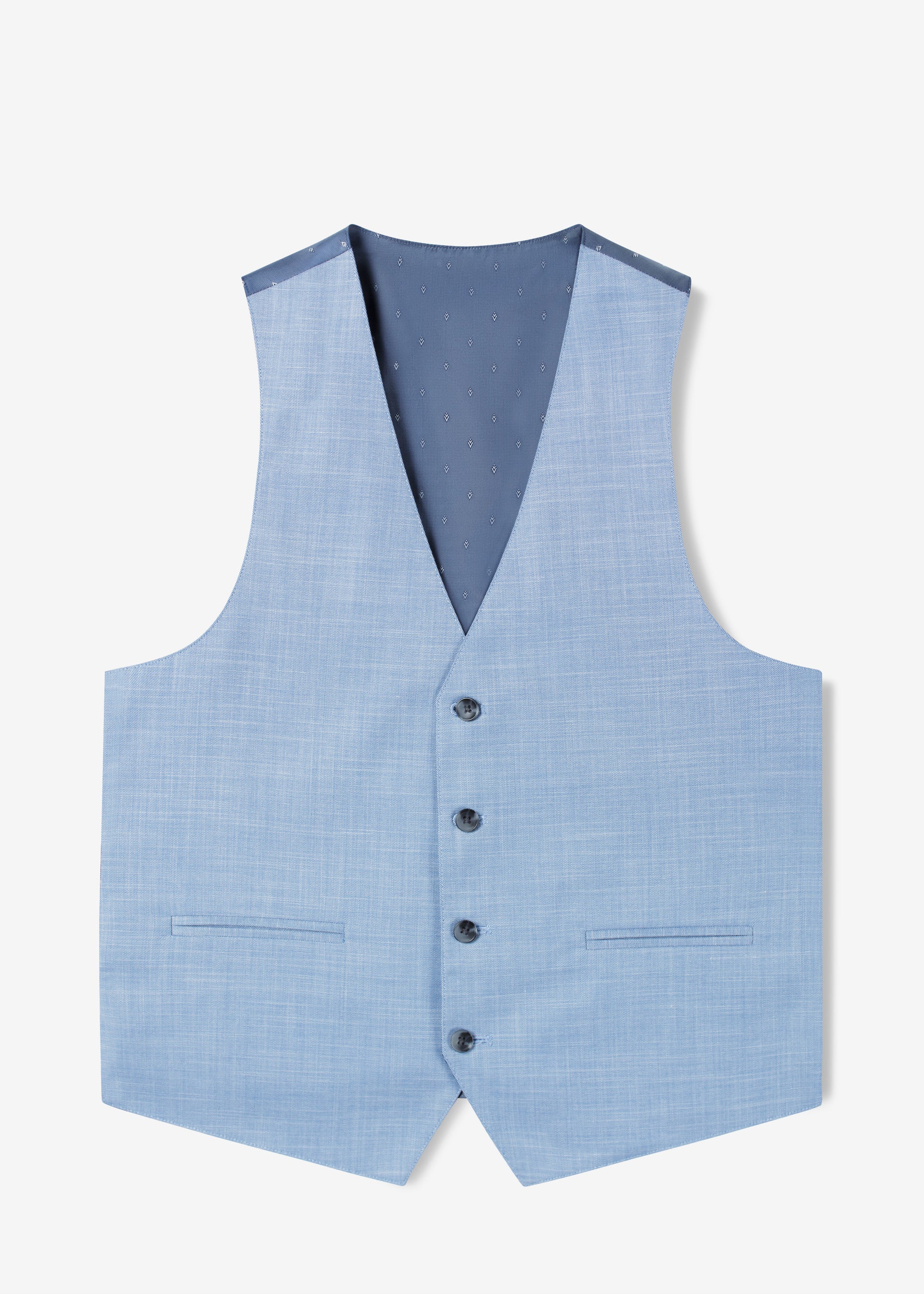 blue dress vest mens Royal Suit | Wedding Attire Essential 235 lbs 510 Elegant Oxford Blue Suit Vest