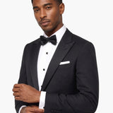 Black Slim Fit Peak Lapel Tuxedo