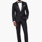 Black Slim Fit Peak Lapel Tuxedo