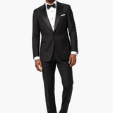 Black Slim Fit Peak Lapel Tuxedo