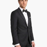 Black Slim Fit Peak Lapel Tuxedo