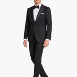 Black Slim Fit Peak Lapel Tuxedo