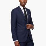 Premium Wool Blue Modern Fit Notch Lapel Suit
