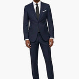 Premium Wool Blue Slim Fit Notch Lapel Suit