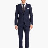 Premium Wool Blue Slim Fit Notch Lapel Suit