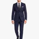 Premium Wool Blue Slim Fit Notch Lapel Suit