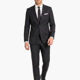 Premium Wool Charcoal Slim Fit Notch Lapel Suit