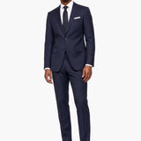 Premium Wool Navy Modern Fit Notch Lapel Suit