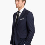 Premium Wool Navy Slim Fit Notch Lapel Suit