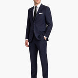 Premium Wool Navy Slim Fit Notch Lapel Suit