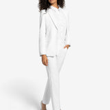 Women's White Suit Pants