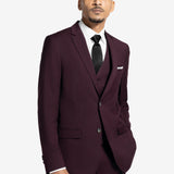 Burgundy Suit Jacket Regular
