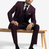 Burgundy Suit Jacket Regular