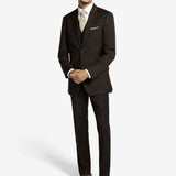 Chocolate Brown Suit Jacket Regular