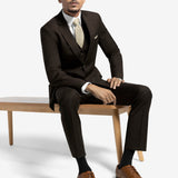 Chocolate Brown Suit Jacket Regular