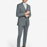 Gray Suit Jacket Extra Long X