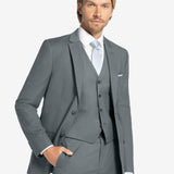 Gray Suit Jacket Regular X