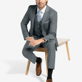 Gray Suit Jacket Regular X