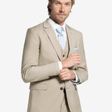 Khaki Tan Suit Jacket Regular