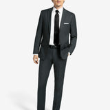 Charcoal Suit Jacket Long X