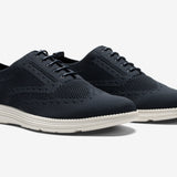 Navy Knit Shoes