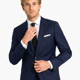 Premium Wool Blue Slim Fit Peak Lapel Suit