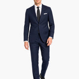 Premium Wool Blue Slim Fit Peak Lapel Suit